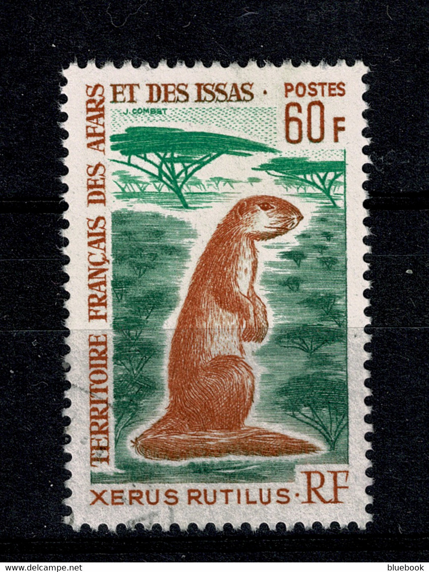 Ref 1469 - 1967 French Territory Of The Afars & Issas - 60fr Stamp Ground Squirrel SG 508 - Used Stamps