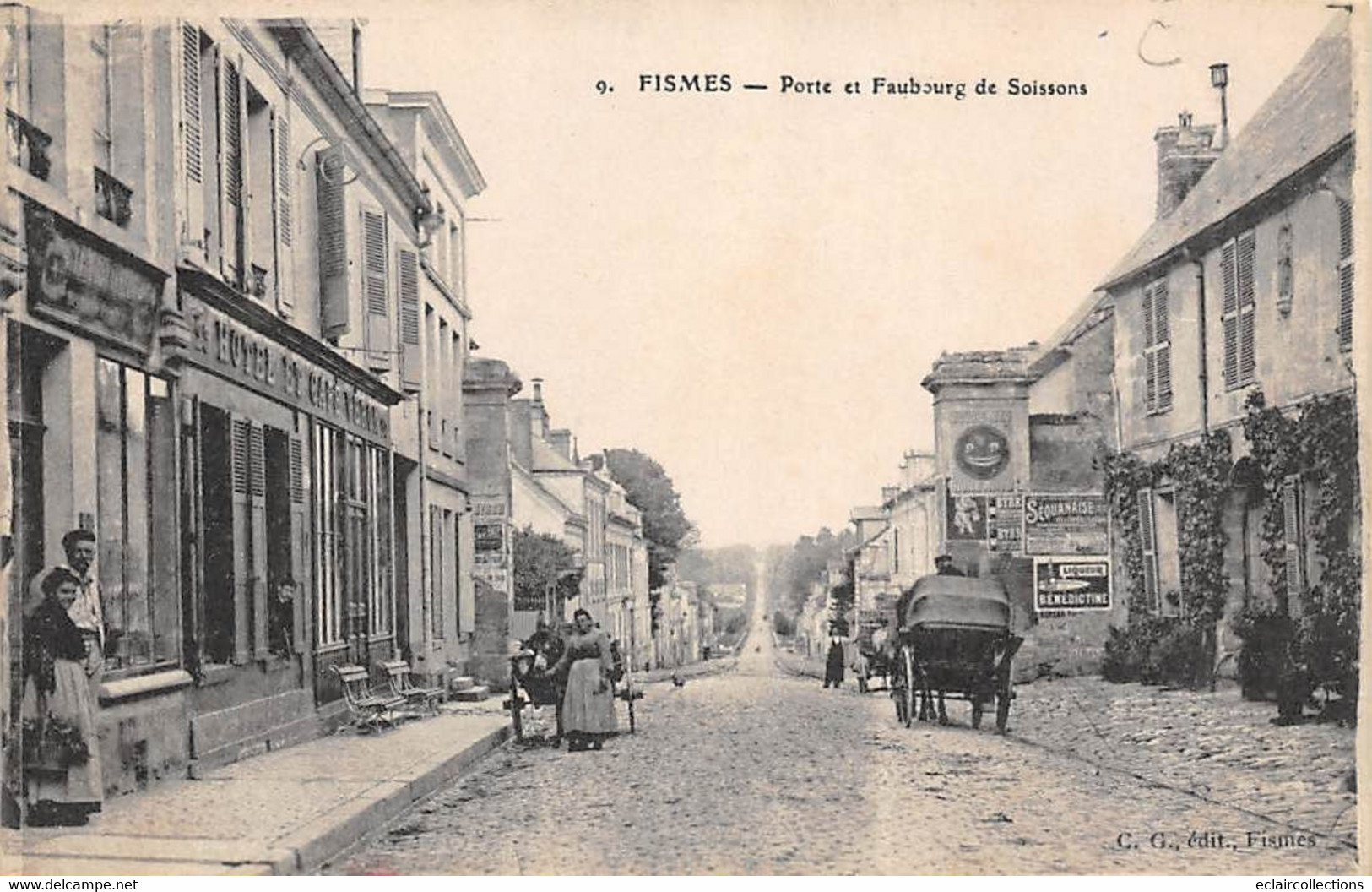 Fismes        51           Rue Et Faubourg De Soissons     (voir Scan) - Fismes