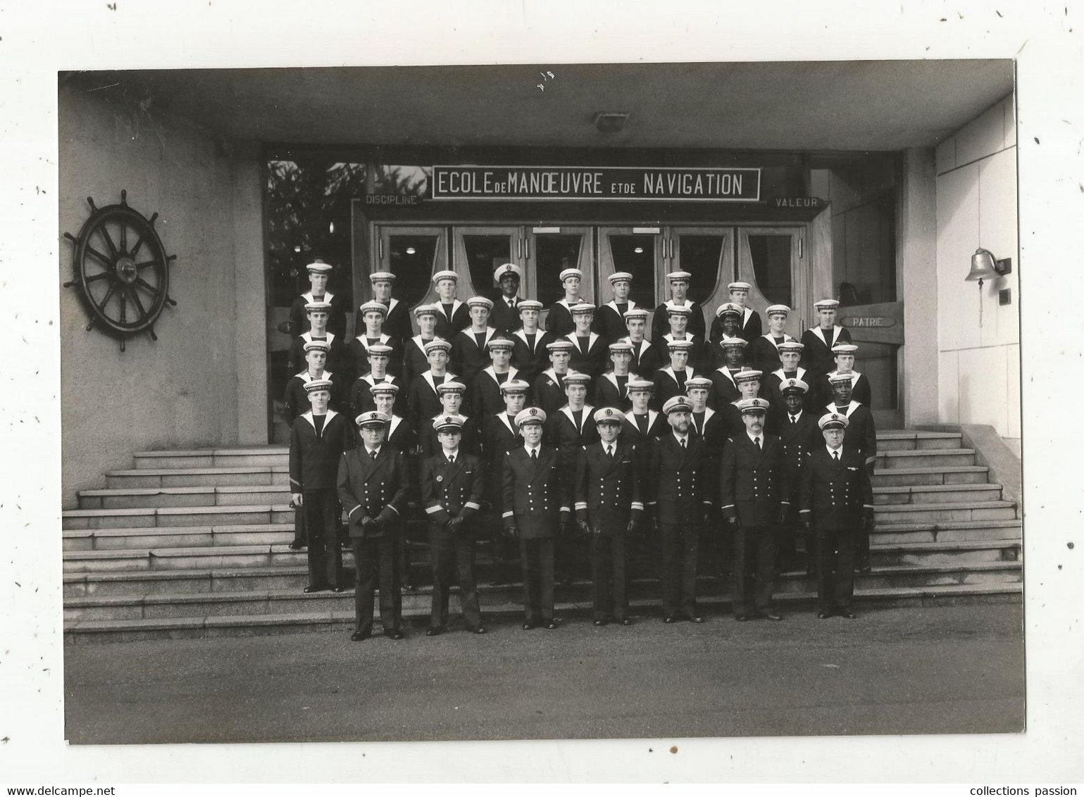 Photographie , 225 X 160 Mm , ECOLE DE MANOEUVRE ET DE NAVIGATION , Marine , Frais Fr 1.95 € - Barcos