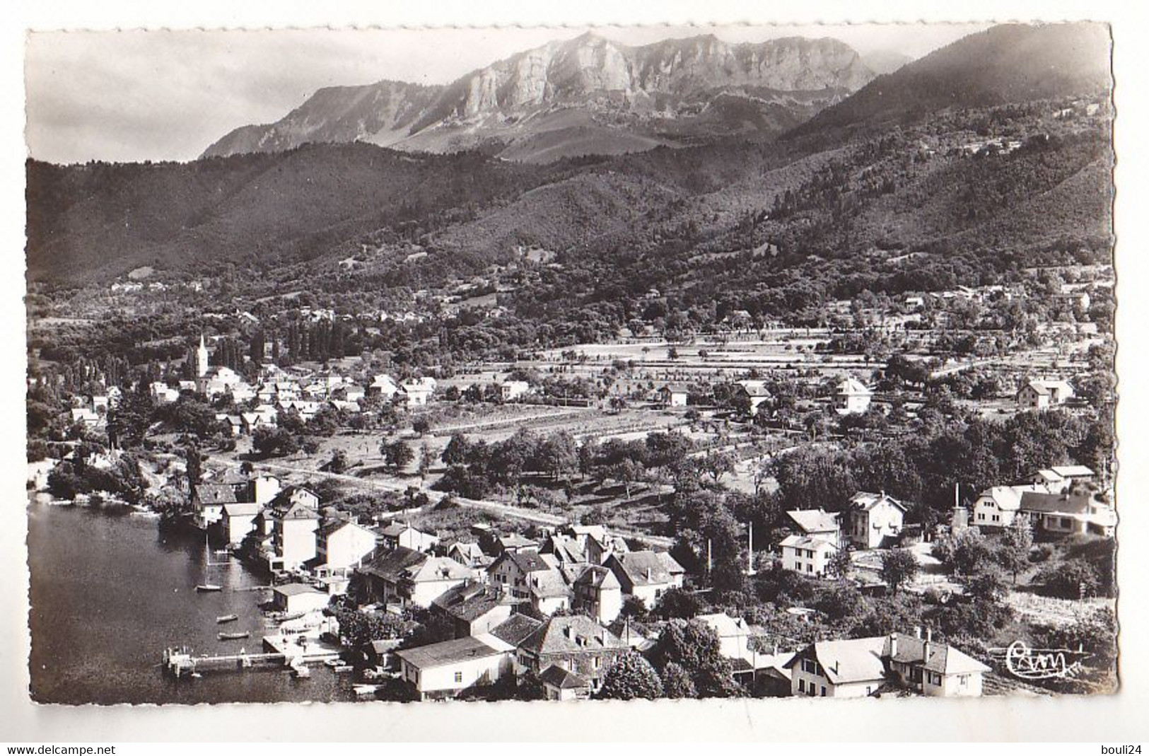 LUGRIN TOURRONDE  EN HAUTE SAVOIE  VUE GENERALE LE LAC ET LES MEMISES - Lugrin