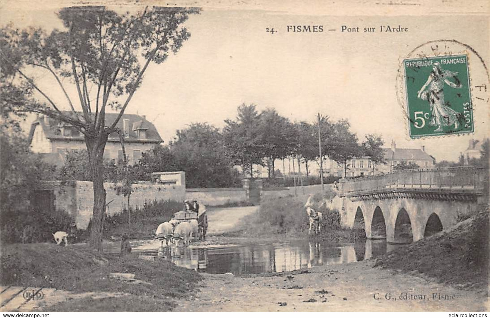 Fismes        51             Pont Sur L'Ardre    (voir Scan) - Fismes