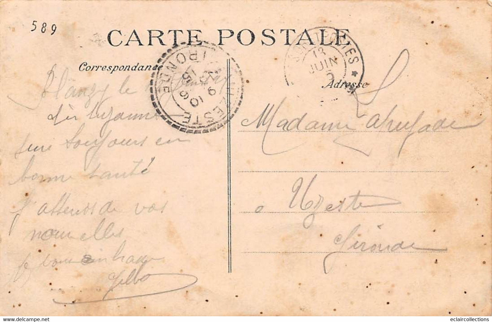 Fismes        51               La Gare. Départ D' Immigrés 3 Février 1915     (voir Scan) - Fismes