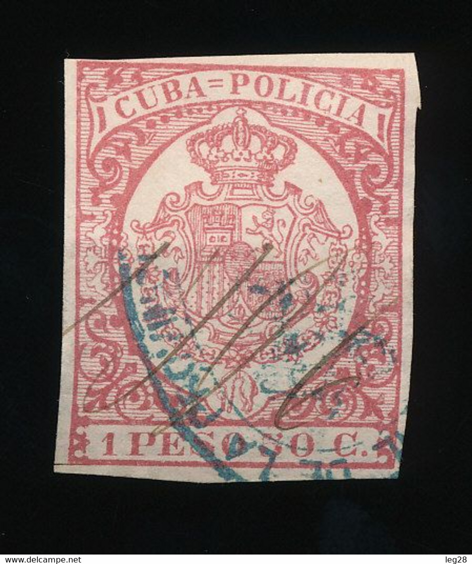 CUBA POLICIA - Timbres-taxe