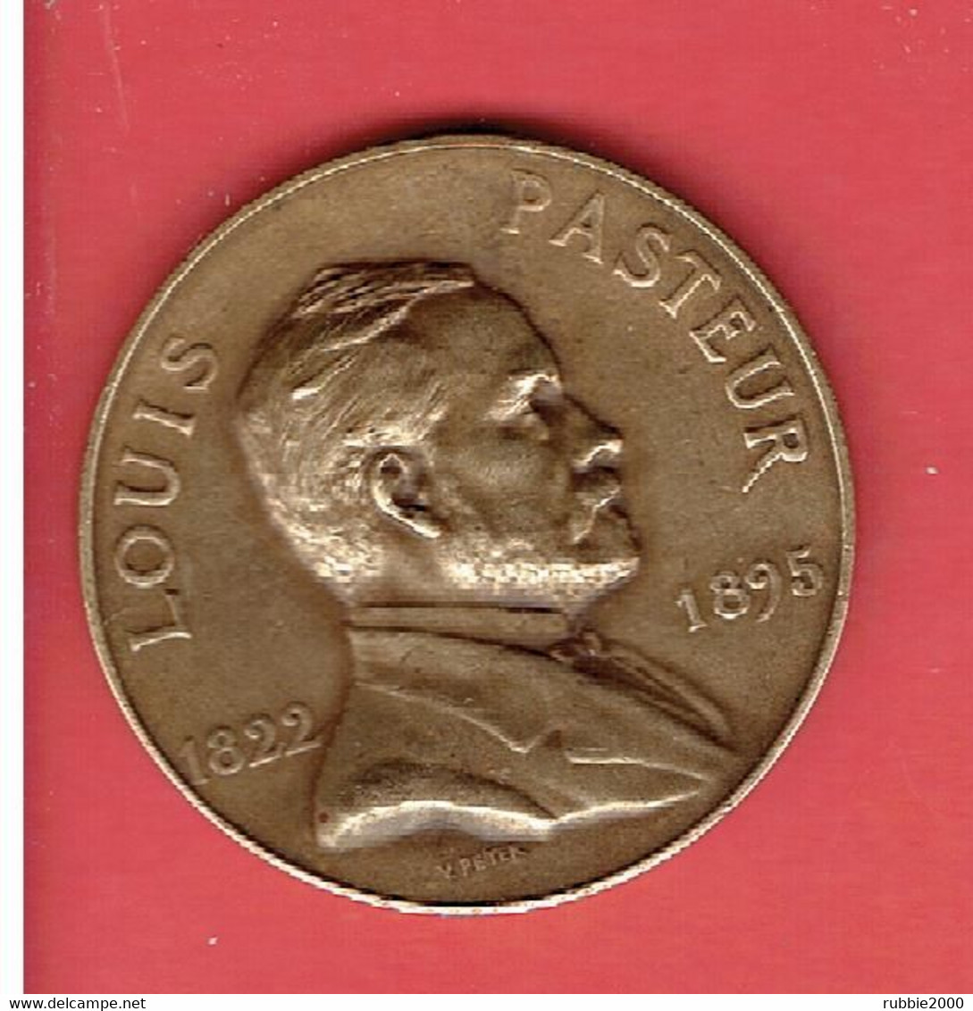 1/10 EUROPA 1928 ETATS FEDERES D EUROPE MONNAIE BRONZE CREE PAR ARCHER MAIRE DE CIZELY NIEVRE PACIFISME LOUIS PASTEUR - Abarten Und Kuriositäten