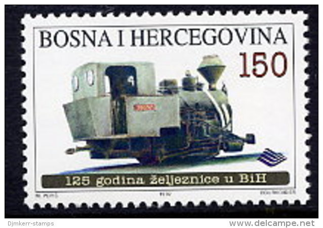 BOSNIA & HERCEGOVINA (Sarajevo) 1997 Railway Anniversary MNH / **.  Michel 97 - Bosnia And Herzegovina