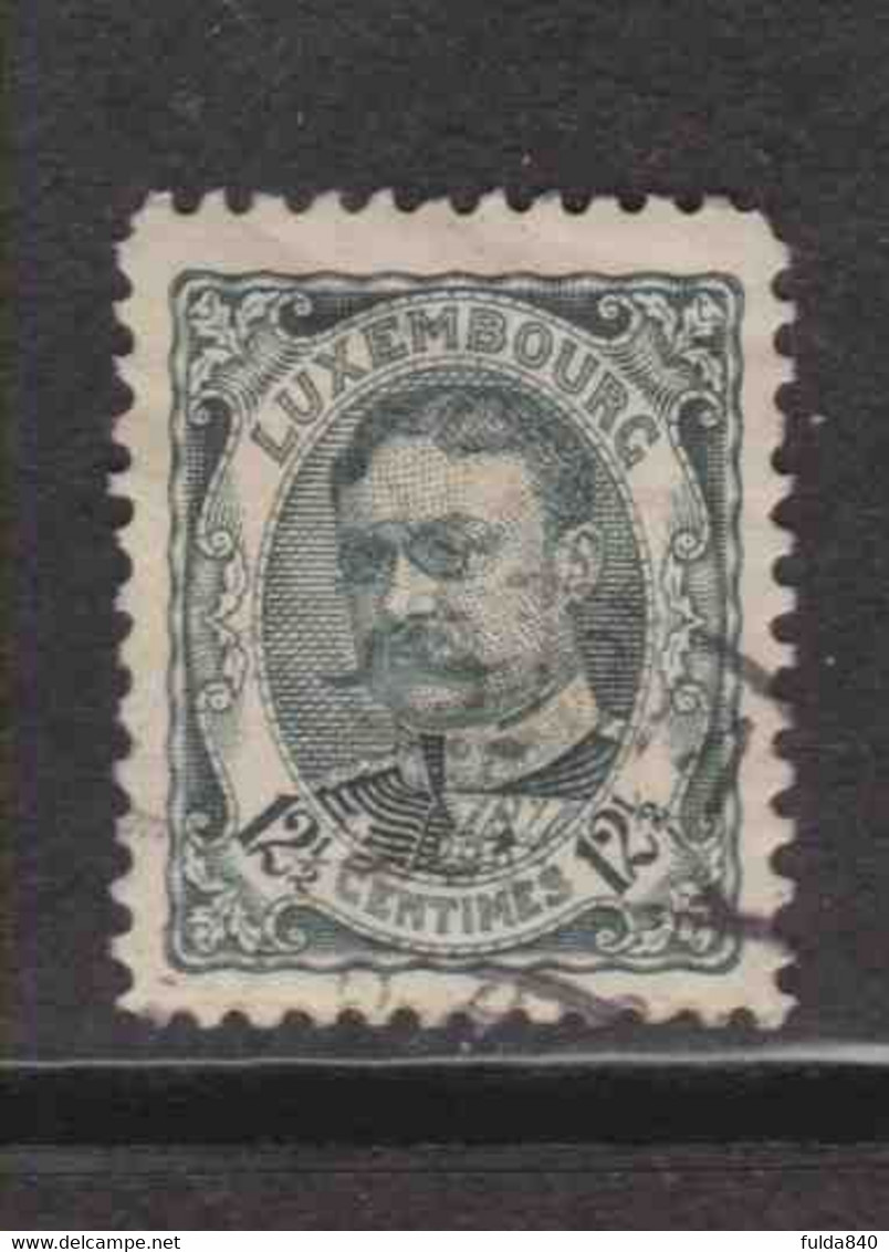 Gd DUCHE DE LUXEMBOURS  (Y&T) 1906/15 - N°75  *Guillaume IV*    12 1/2c. Obli () - 1906 Willem IV