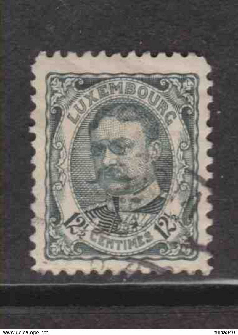 Gd DUCHE DE LUXEMBOURS  (Y&T) 1906/15 - N°75  *Guillaume IV*    12 1/2c. Obli () - 1906 Guillermo IV