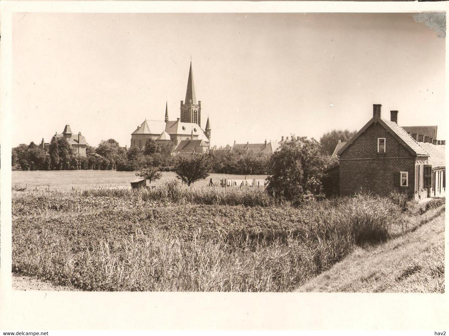 Standdaarbuiten Persfoto Dorpsgezicht 1932 KE683 - Otros & Sin Clasificación