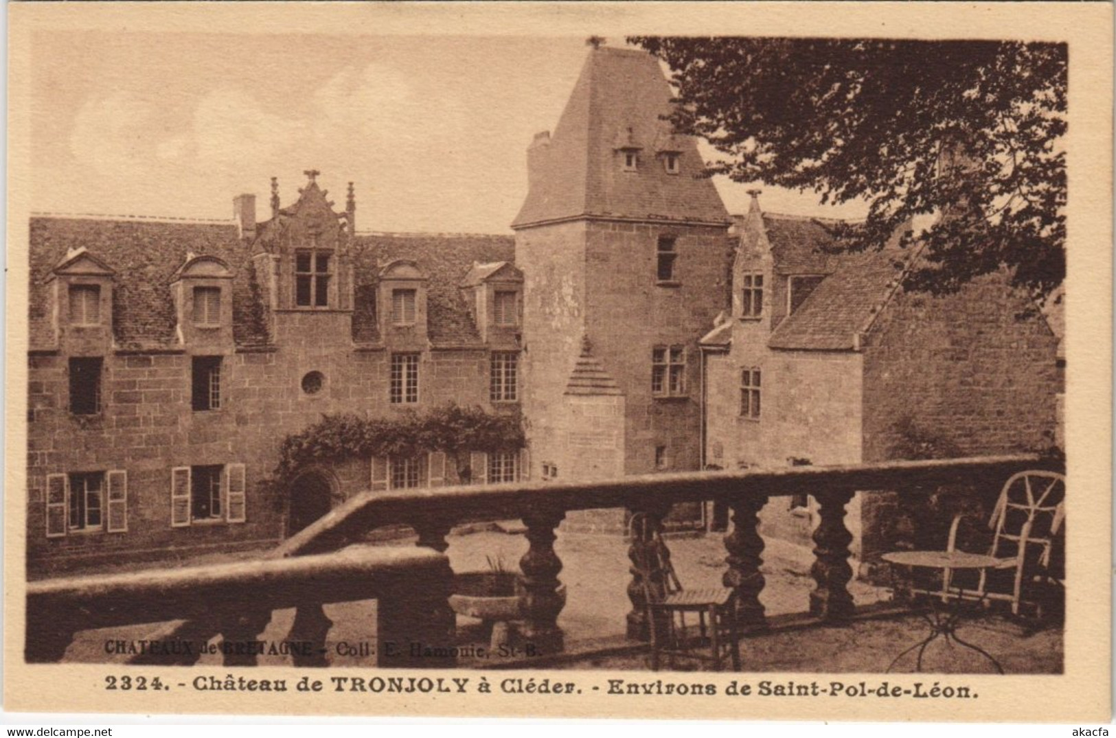 CPA Chateau De Tronjoly A Cléder (143189) - Cléder