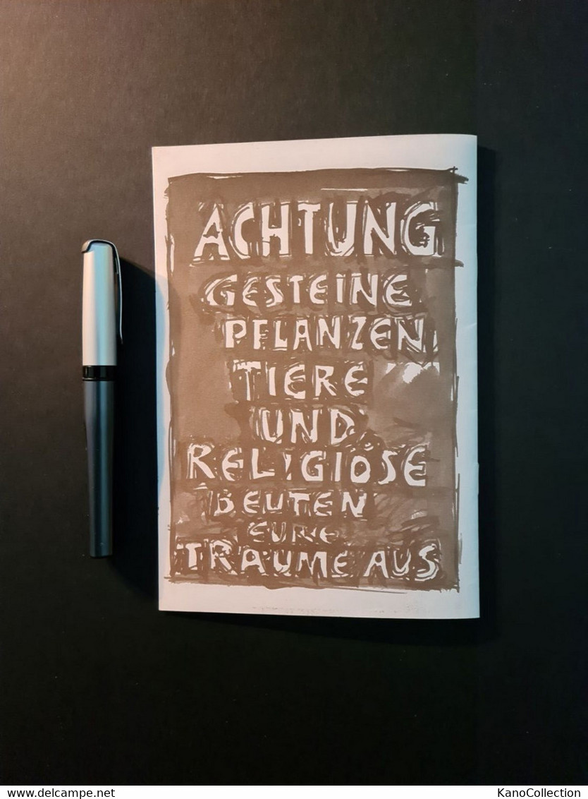 Günter Brus: „Beilage TRAUMOL“, Texte Und Zeichnungen, 8seitig - Painting & Sculpting
