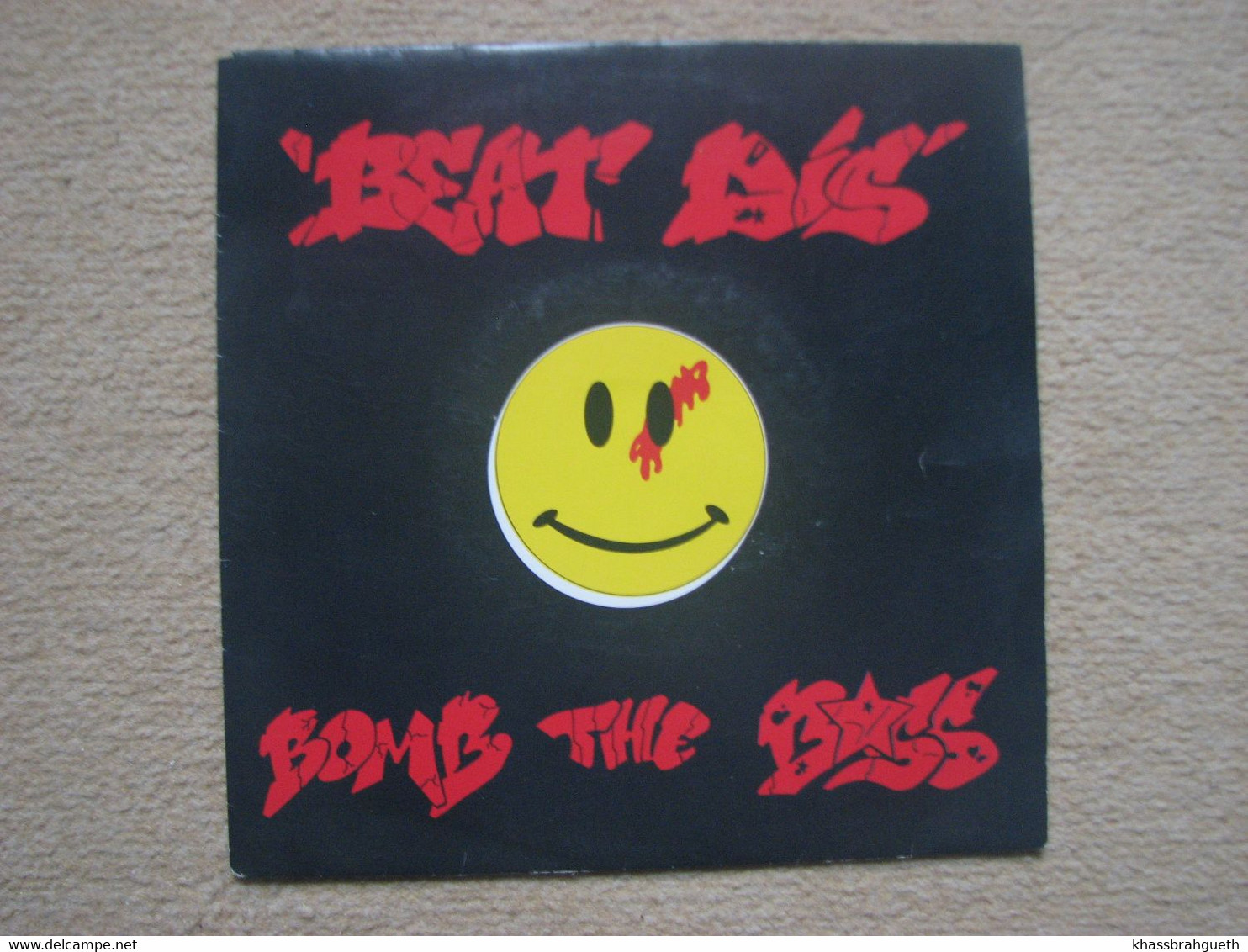 BOMB THE BASS . BEAT DIS (45T) (RHYTHM KING RECORDS / MUTE RECORDS) EEC (1987) - Dance, Techno En House