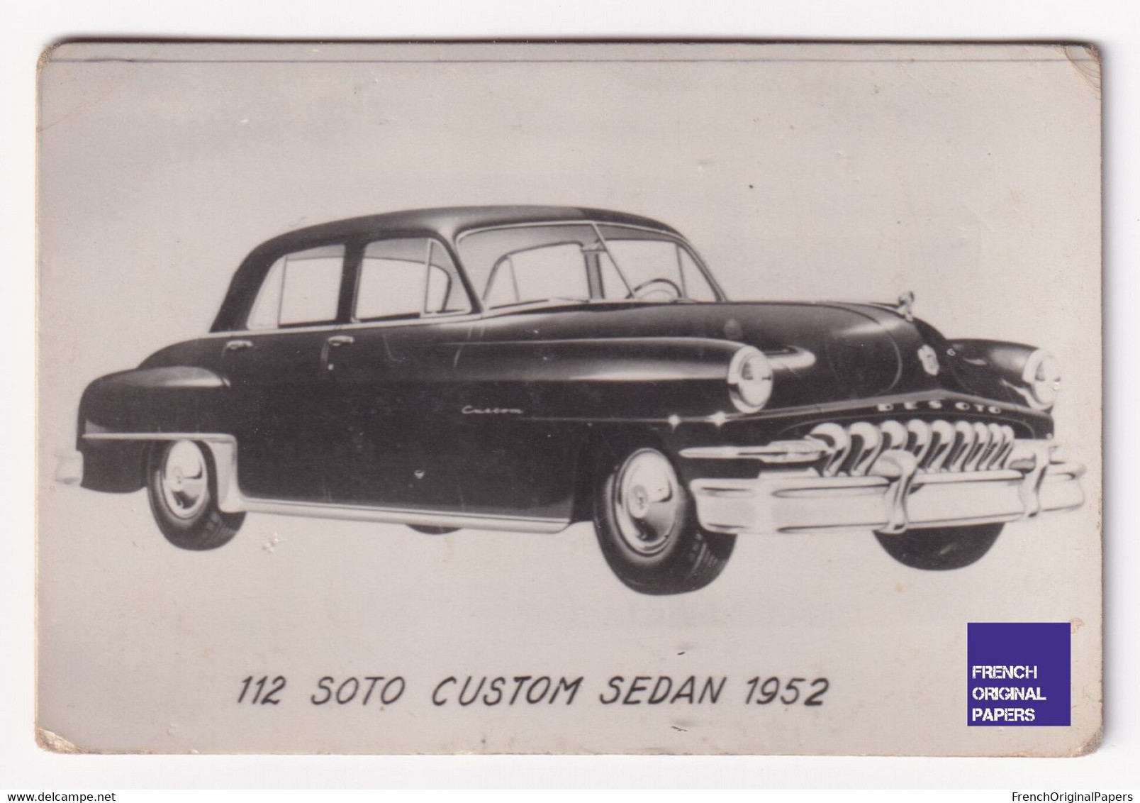 Petite Photo / Image 1960s 4,5 X 7 Cm - Voiture Automobile Soto Custom Sedan 1952 D2-388 - Altri & Non Classificati