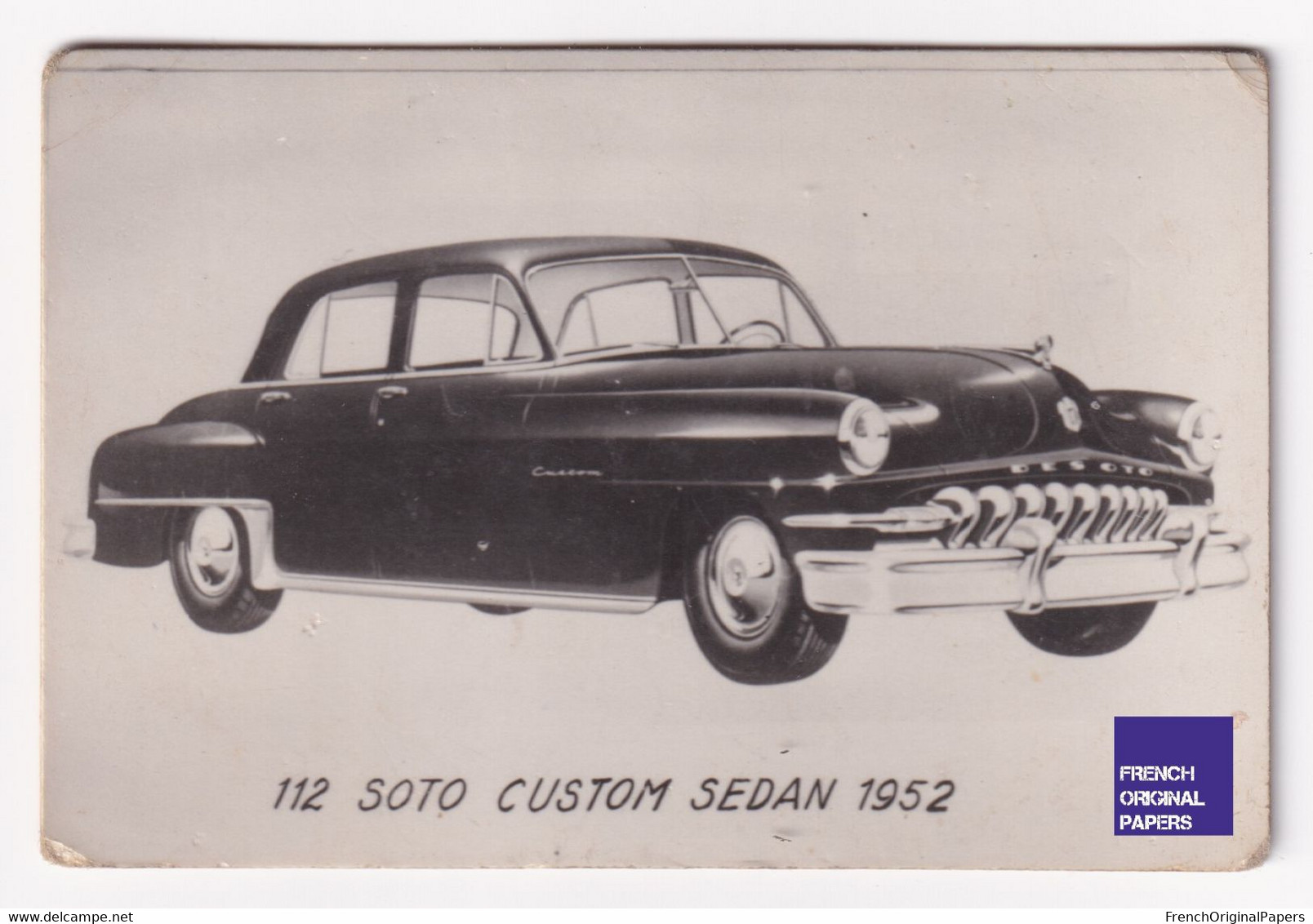 Petite Photo / Image 1960s 4,5 X 7 Cm - Voiture Automobile Soto Custom Sedan 1952 D2-388 - Otros & Sin Clasificación