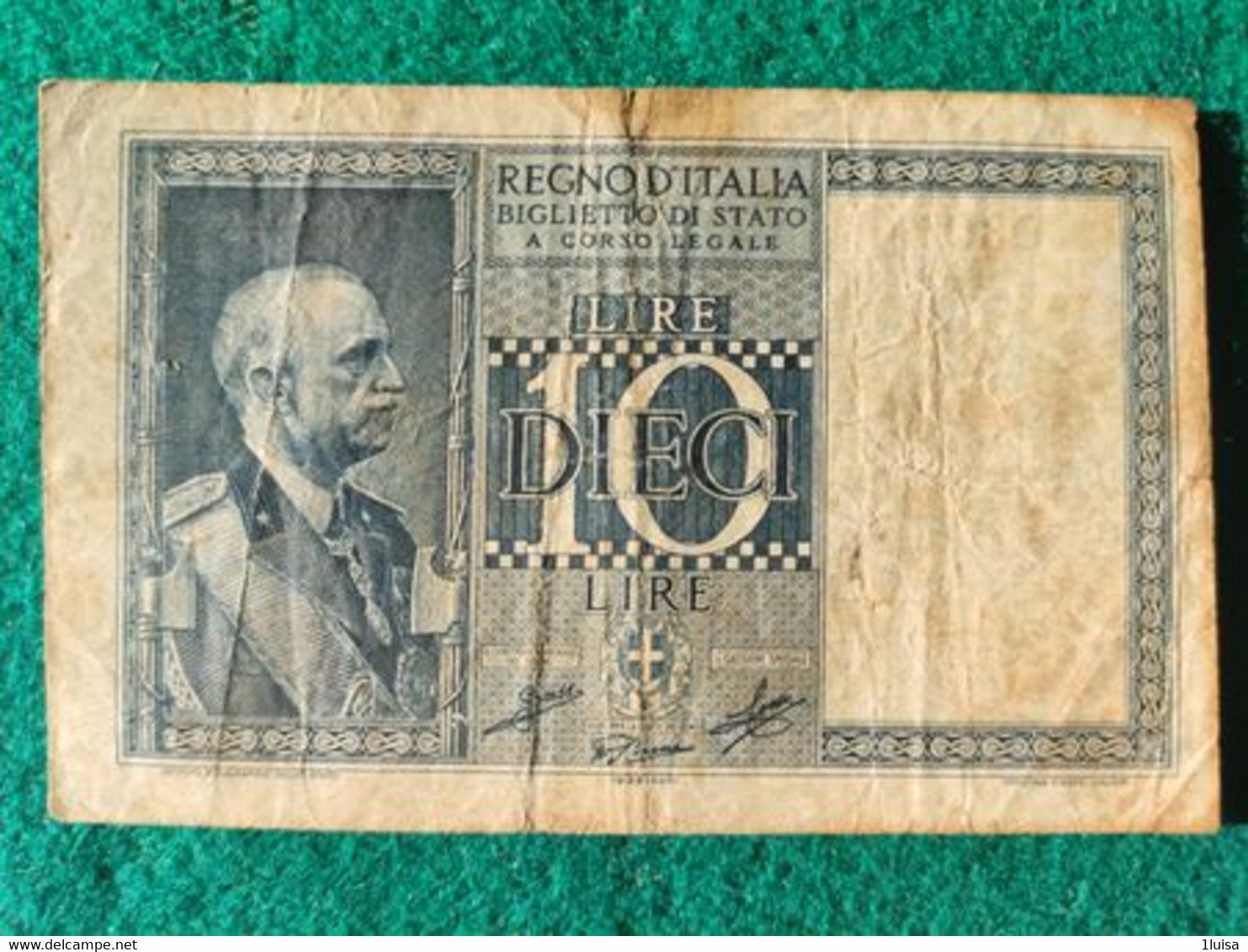 Italia  10 Lire 1935 - Italia – 10 Lire