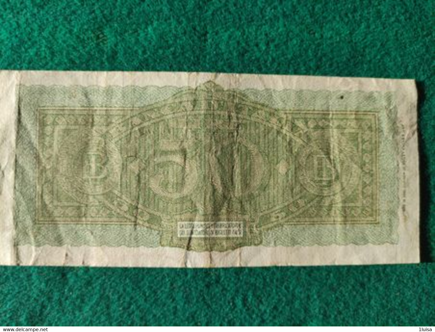 Italia  50 Lire 1944 - 50 Lire