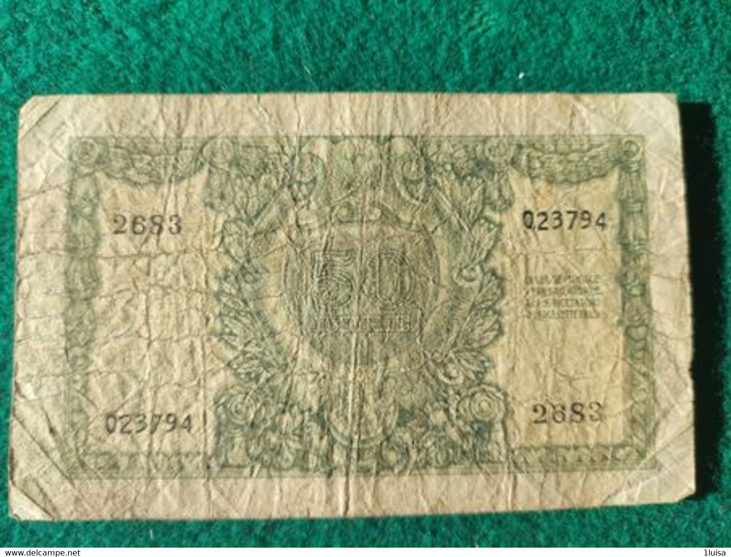 Italia  50 Lire 1951 - 50 Liras