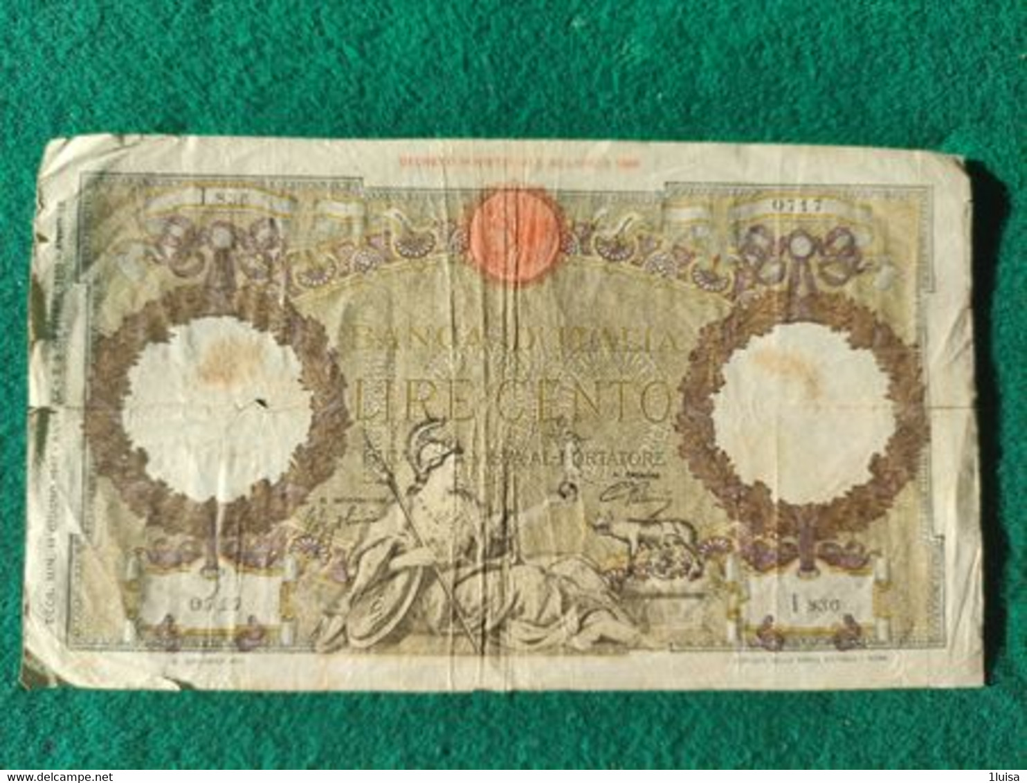 Italia  100 Lire 11/6/1942 - 100 Liras