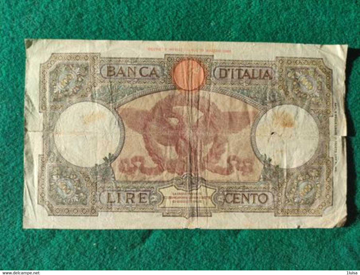 Italia  100 Lire 11/6/1942 - 100 Liras