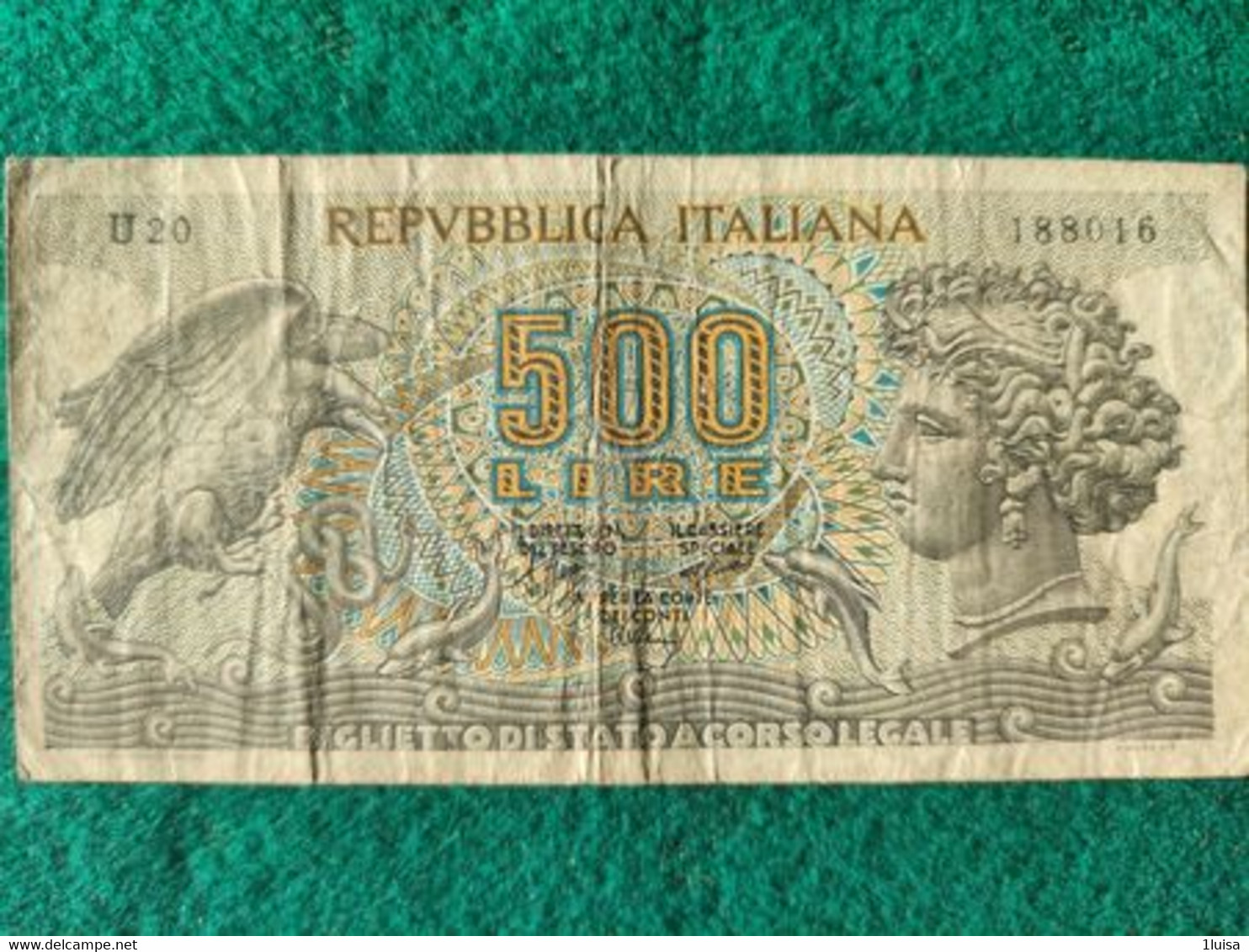 Italia  500 Lire 1970 - 500 Lire