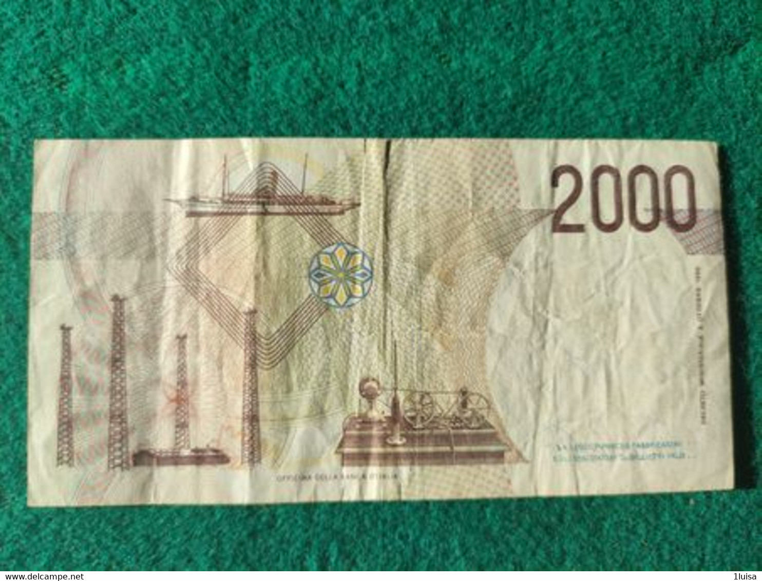 Italia  2000 Lire 1990 - 2000 Liras