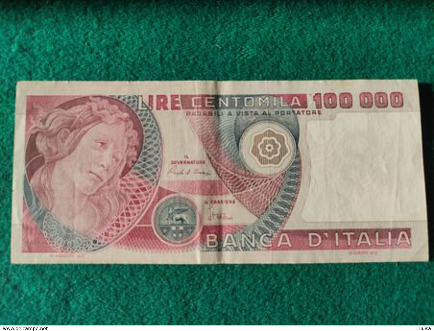 Italia  100000 Lire 1982 - 100.000 Lire
