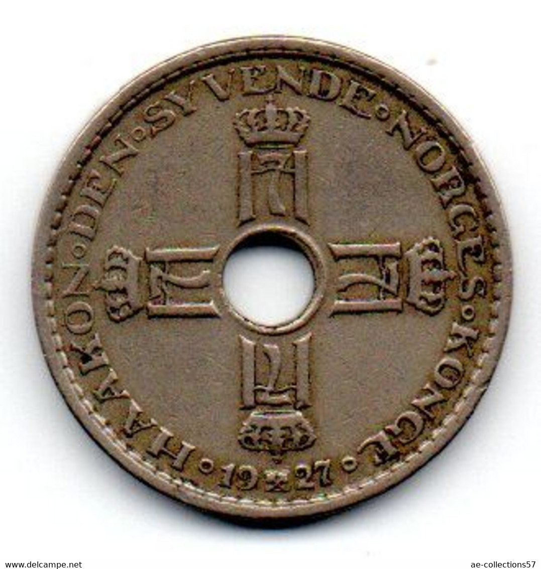 Norvège -  1 Krone 1927 TB+ - Norvège