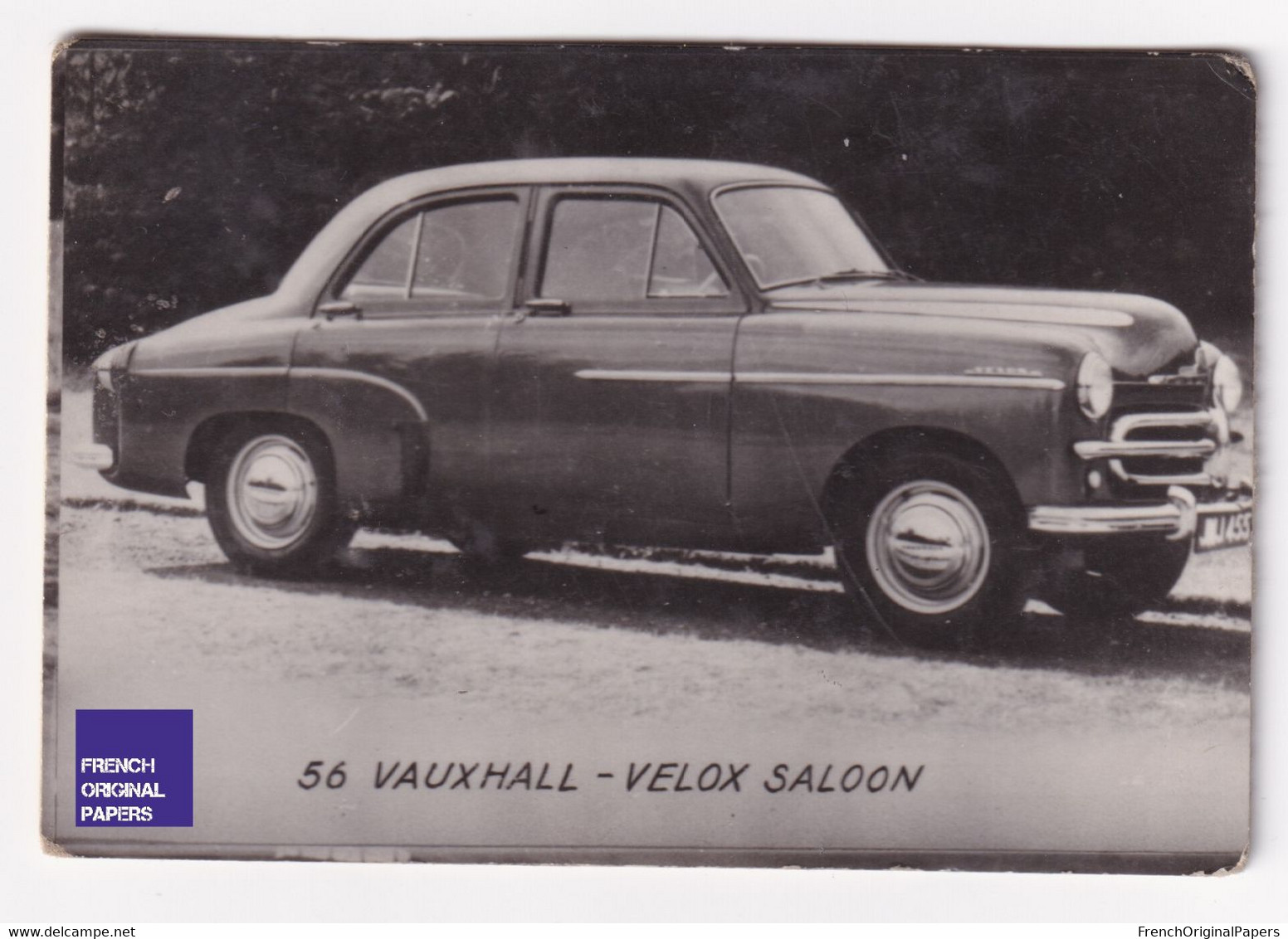 Petite Photo / Image 1960s 4,5 X 7 Cm - Voiture Automobile Vauxhall Velox Saloon A44-4 - Other & Unclassified