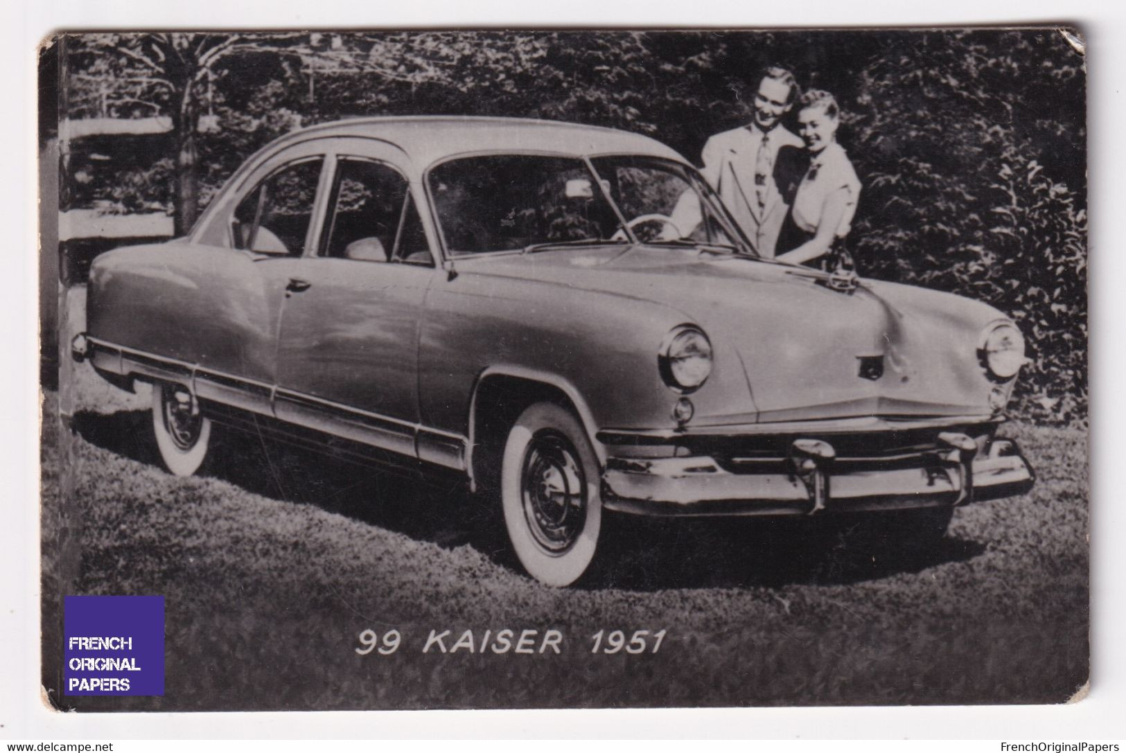 Petite Photo / Image 1950/60s 4,5 X 7 Cm - Voiture Automobile Kaiser 1951 A44-5 - Altri & Non Classificati