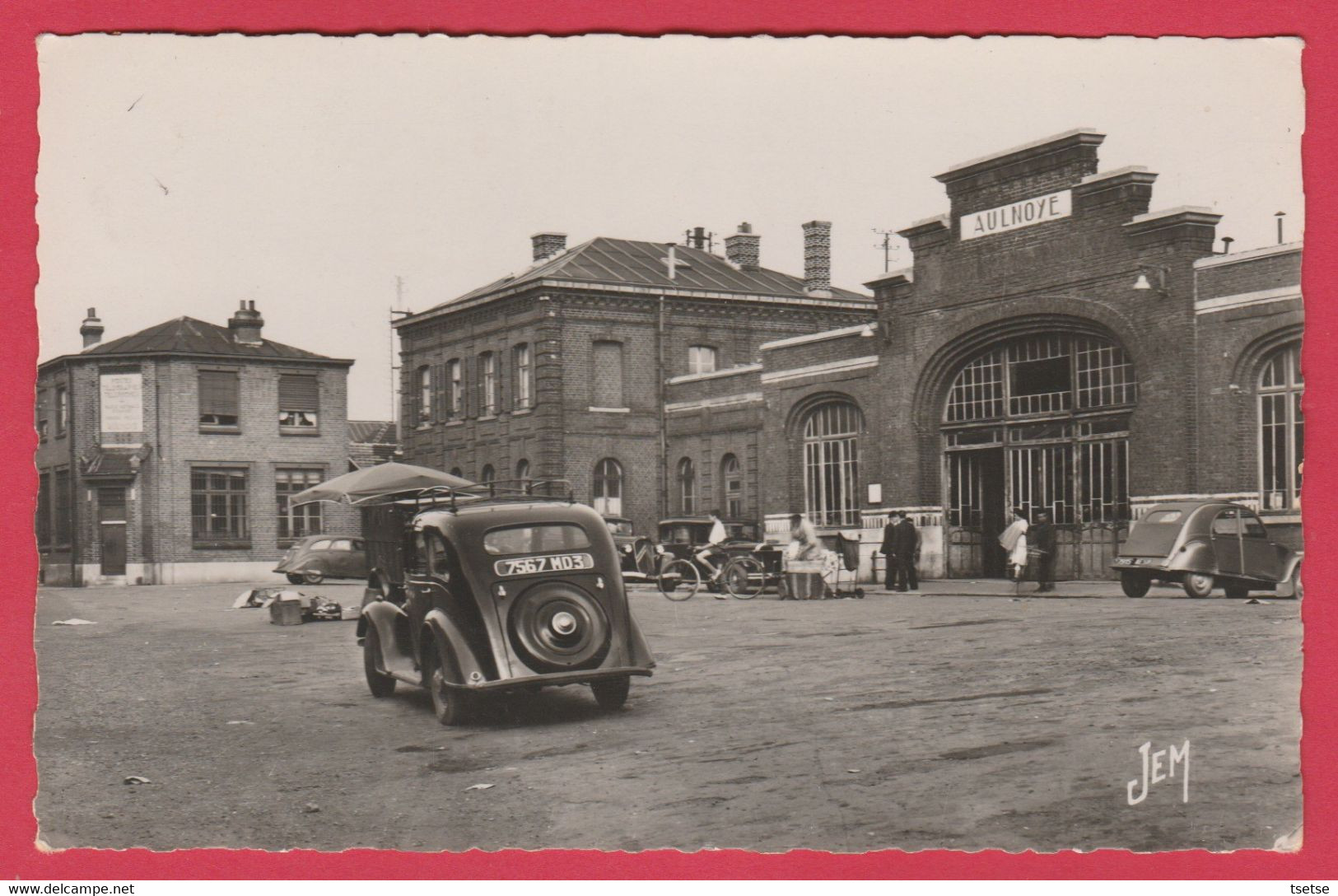 Aulnoye - La Gare ... Oldtimer -  1955 ( Voir Verso ) - Aulnoye