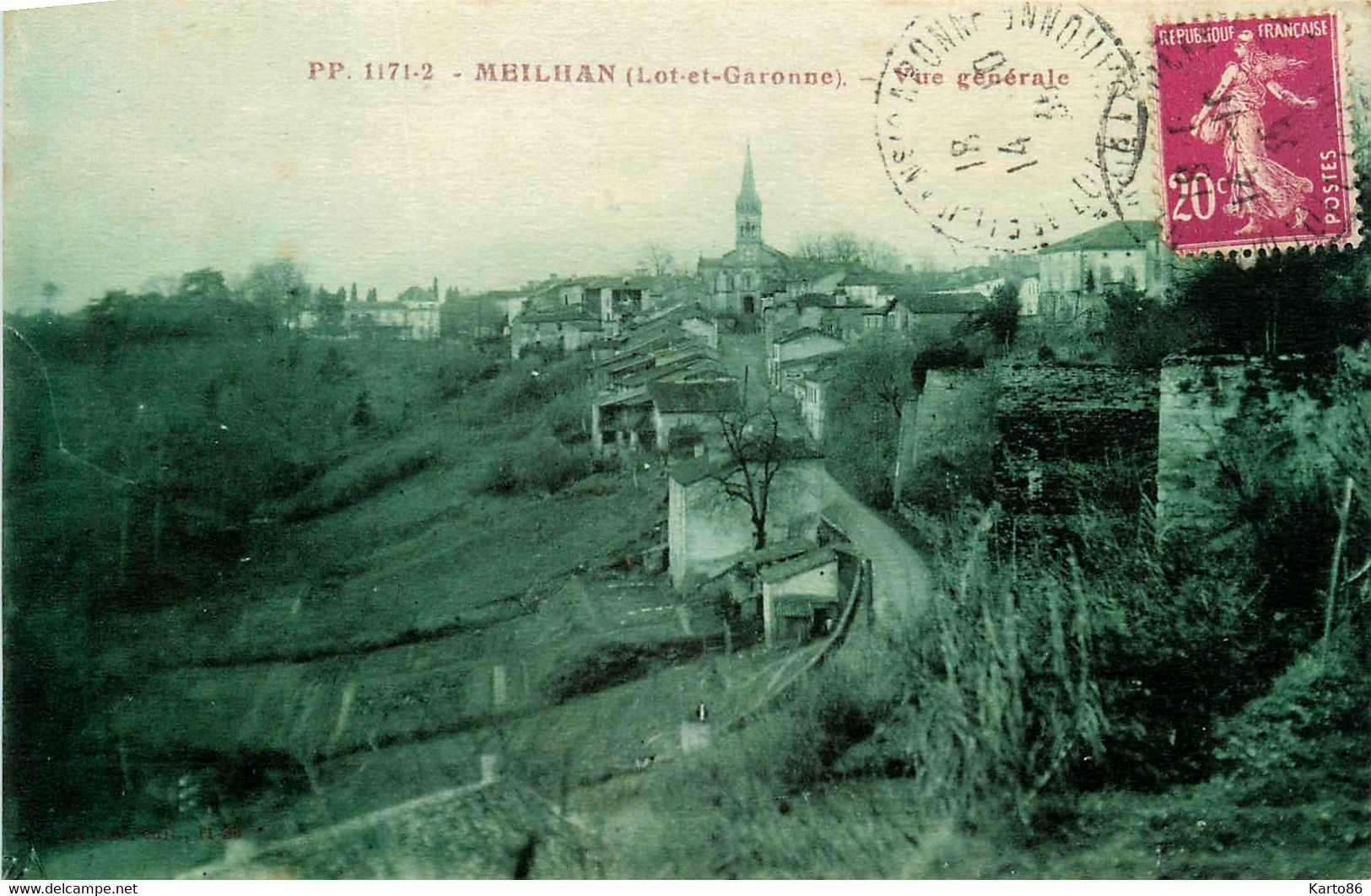 Meilhan * Panorama Du Village * Route - Meilhan Sur Garonne