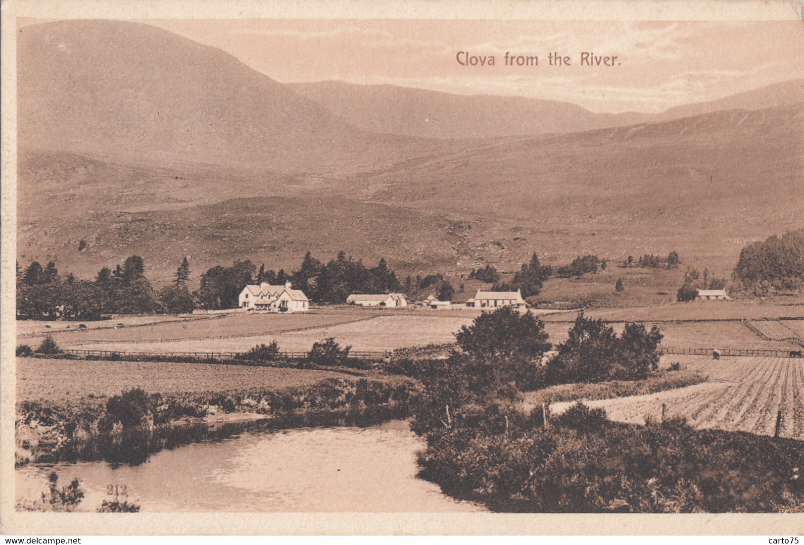 Royaume-Uni - Angus - Glenn Cova - Clova Village From The River - Angus