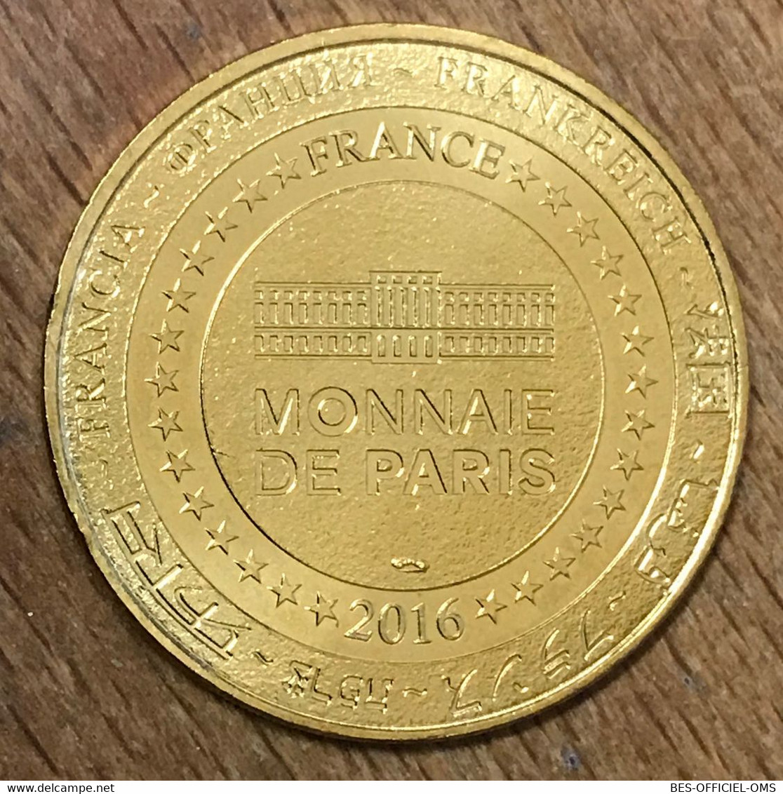 56 VANNES HÔTEL DE VILLE MDP 2016 MEDAILLE SOUVENIR MONNAIE DE PARIS JETON TOURISTIQUE MEDALS COINS TOKENS - 2016