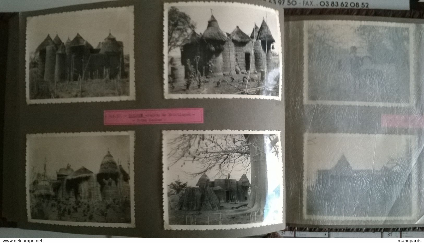 BENIN - DAHOMEY / PHOTO / 1957 / REGION DE NATITINGOU / TATA SOMBA / SOMBAS - Dahomey