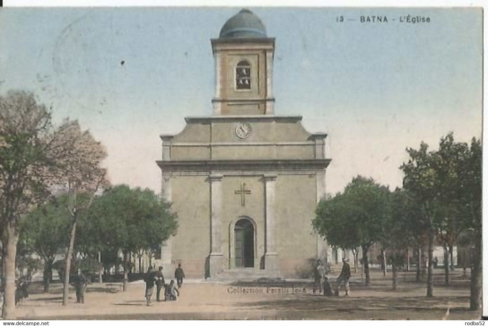 CPA - Algérie - Batna - L' église - Colorisée - Batna