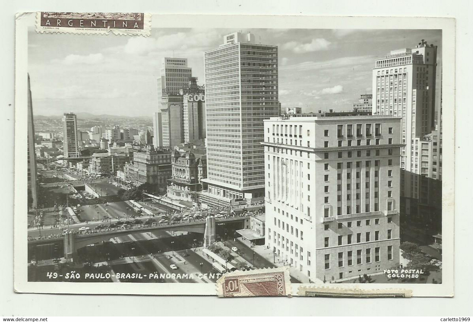 SAO PAULO - BRASIL - FOTOGRAFICA  VIAGGIATA   FP - São Paulo