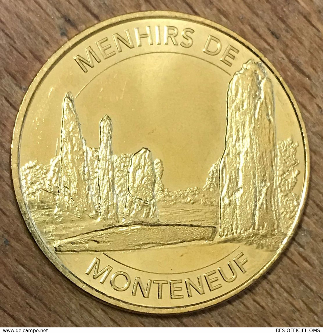 56 MENHIRS DE MONTENEUF MEDAILLE SOUVENIR MONNAIE DE PARIS 2018 JETON TOURISTIQUE MEDALS COINS TOKENS - 2018