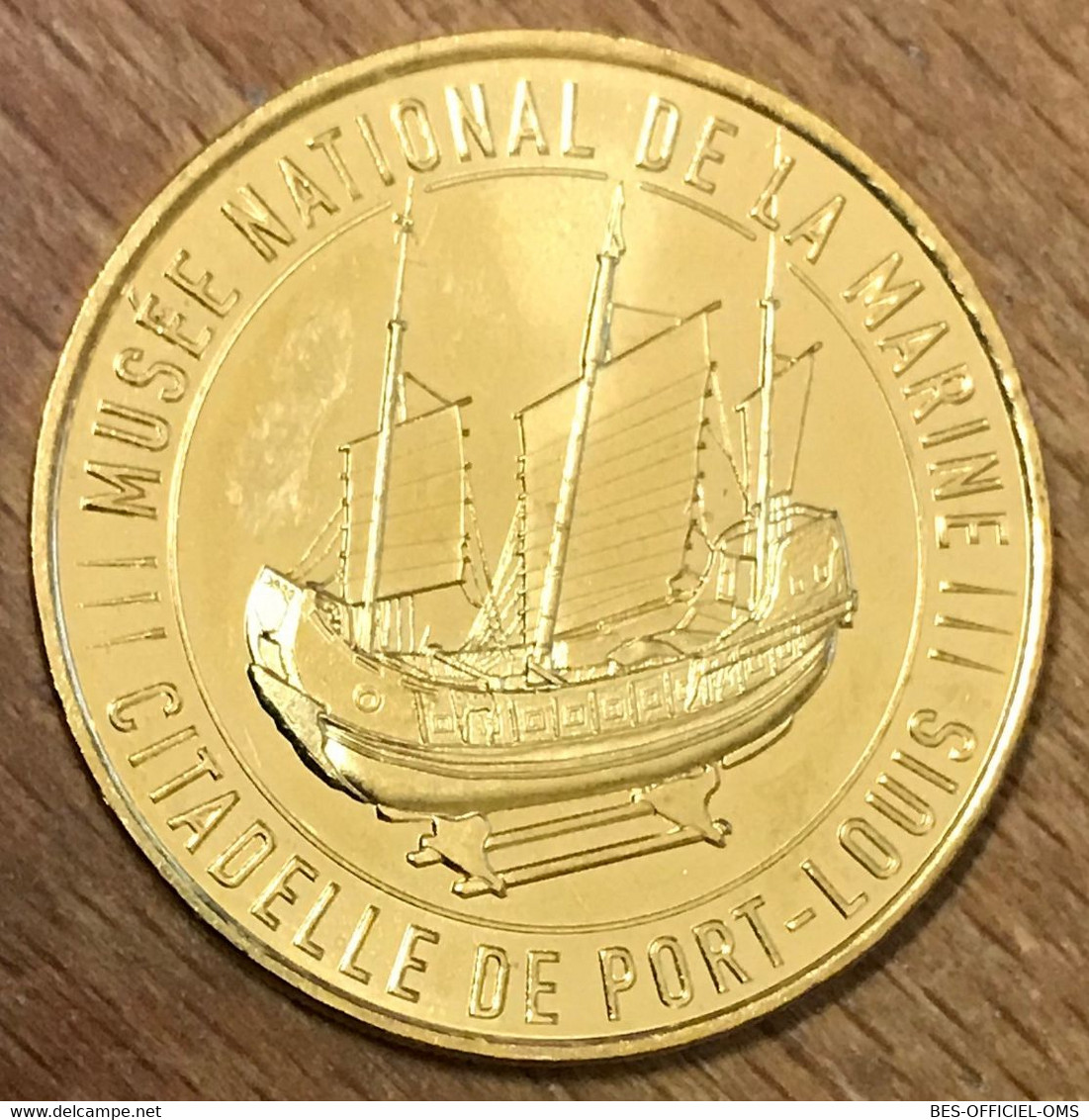 56 PORT-LOUIS MUSÉE NATIONAL DE MARINE MDP 2019 MEDAILLE SOUVENIR MONNAIE DE PARIS JETON TOURISTIQUE MEDALS COINS TOKENS - 2019