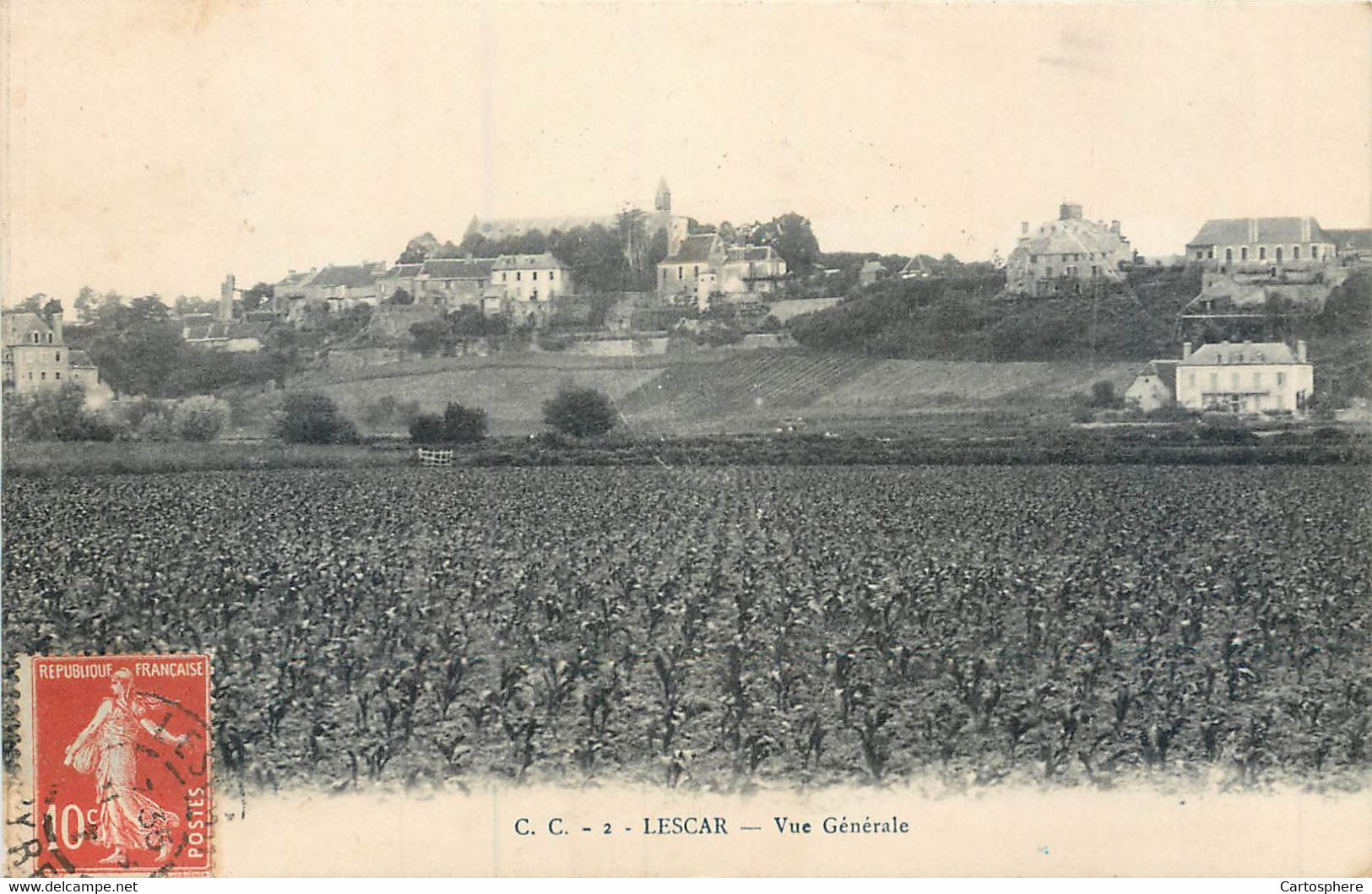 CPA 64 Pyrénées Atlantiques Lescar Vue Générale - Lescar