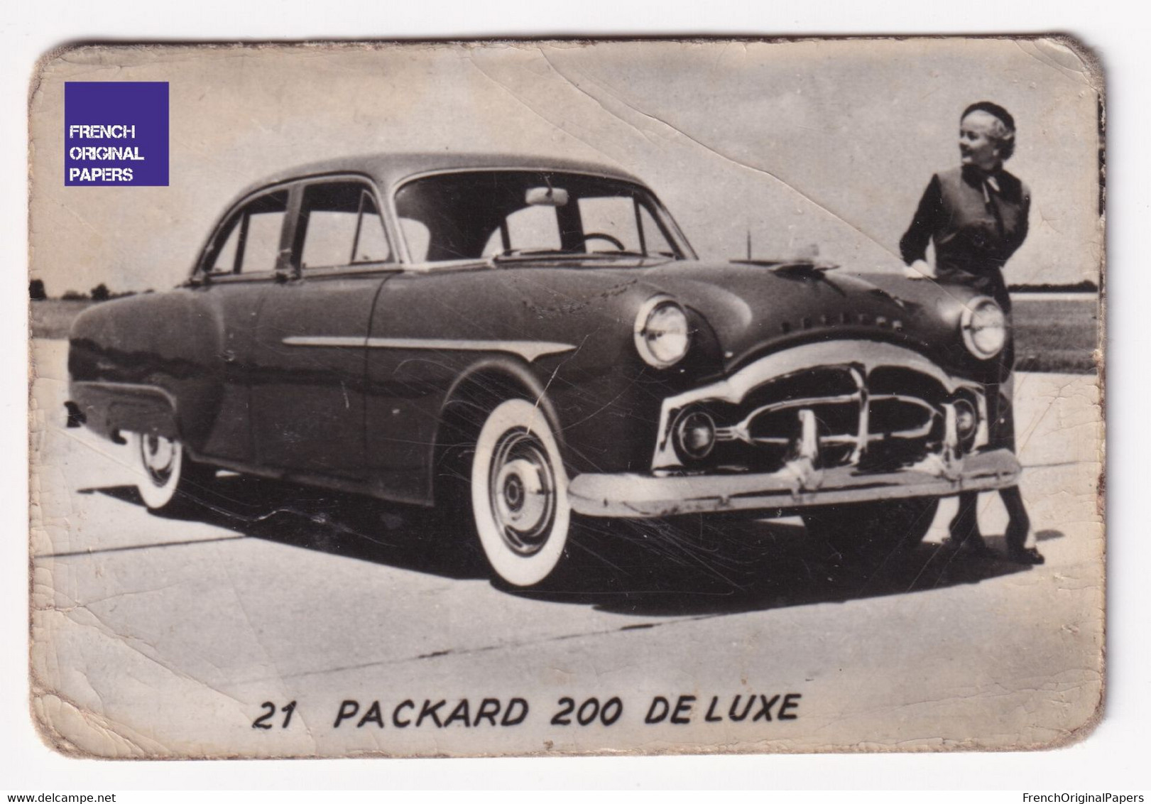 Petite Photo / Image 1950/60s 4,5 X 7 Cm - Voiture Automobile Packard 200 De Luxe A44-12 - Autres & Non Classés