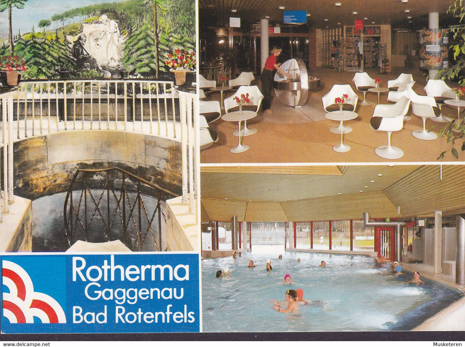 Germany PPC Rotherma Gaggenau-Bad Rotenfels Im Murgtal Schwimmbad Swimmingpool (2 Scans) - Gaggenau