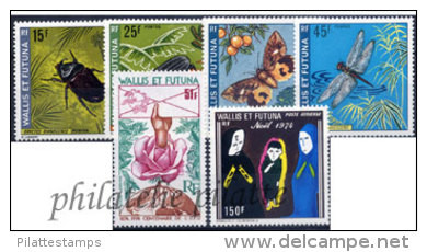 -Wallis & Futuna Année Complète 1974 - Annate Complete