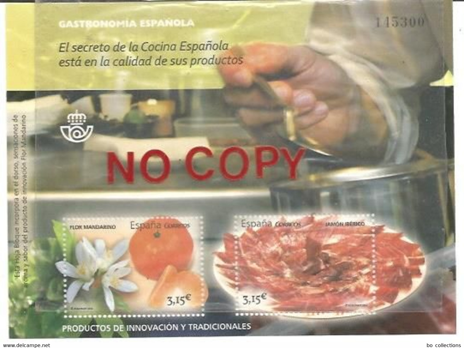 Spagna, 24.4.2014, Gastronomia Spagnola, Foglietto Nuovo, Perfetto. - Alimentation