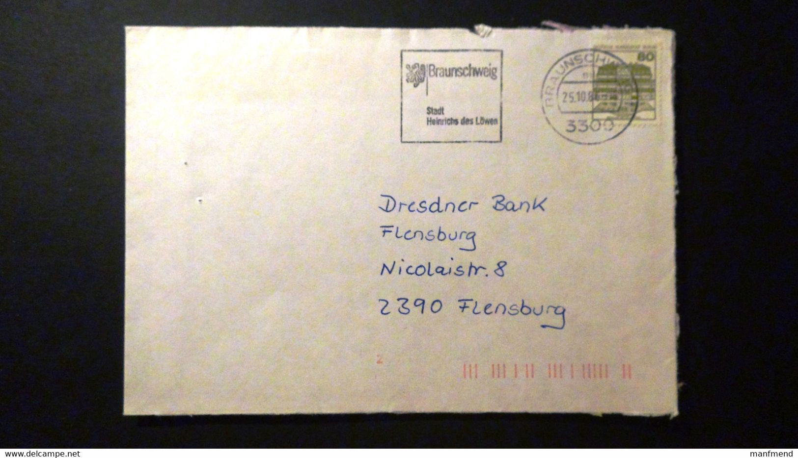 Germany - 1982 - Mi:DE-BE 674A - Postmark: Braunschweig-Stadt Heinrichs Des Löwen - Look Scan - Maschinenstempel (EMA)