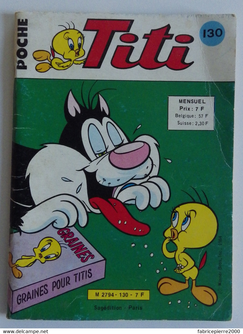 TITI POCHE 130 Sagedition 1984  EXCELLENT ETAT - Sagédition