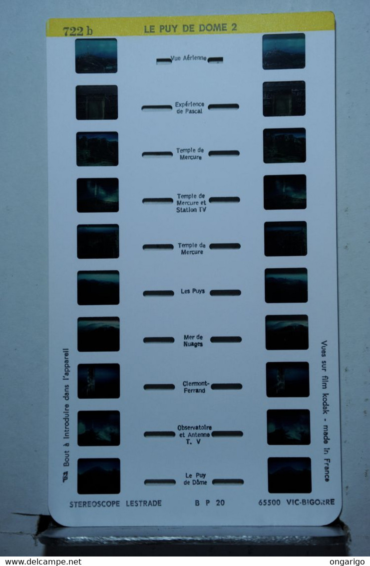 LESTRADE :  722 B    LE PUY-DE-DOME  2 - Visionneuses Stéréoscopiques