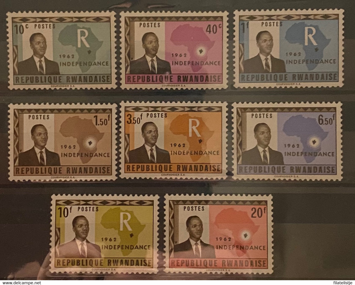 Rwanda Zegel Nrs 1 - 8 MNH*** - Unused Stamps