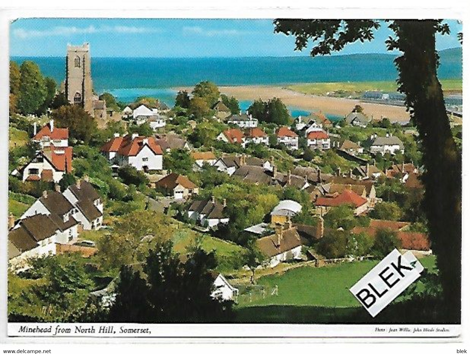 Angleterre  : Somerset : Minehead From North Hill . - Minehead