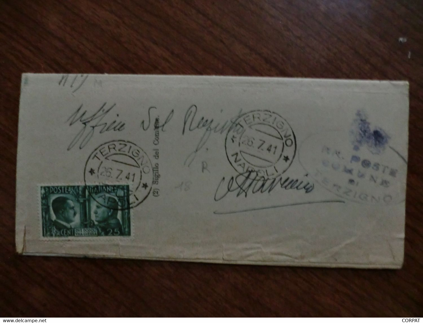Documento Viaggiato Del 1941 - Storia Postale