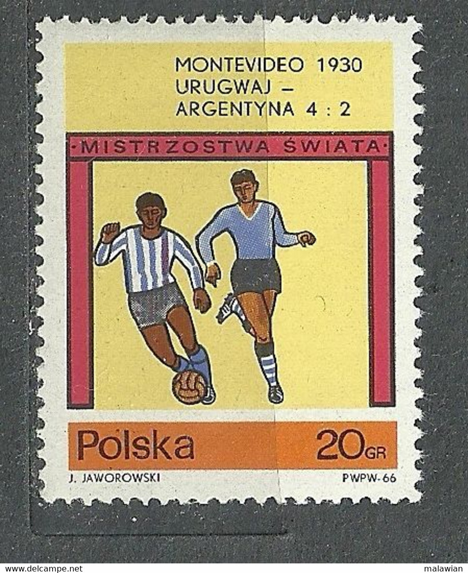 Poland, 1966 (#1658a), Football World Cup England Coupe Du Monde De Football En Angleterre Fußball-Weltmeisterschaft - 1966 – Angleterre