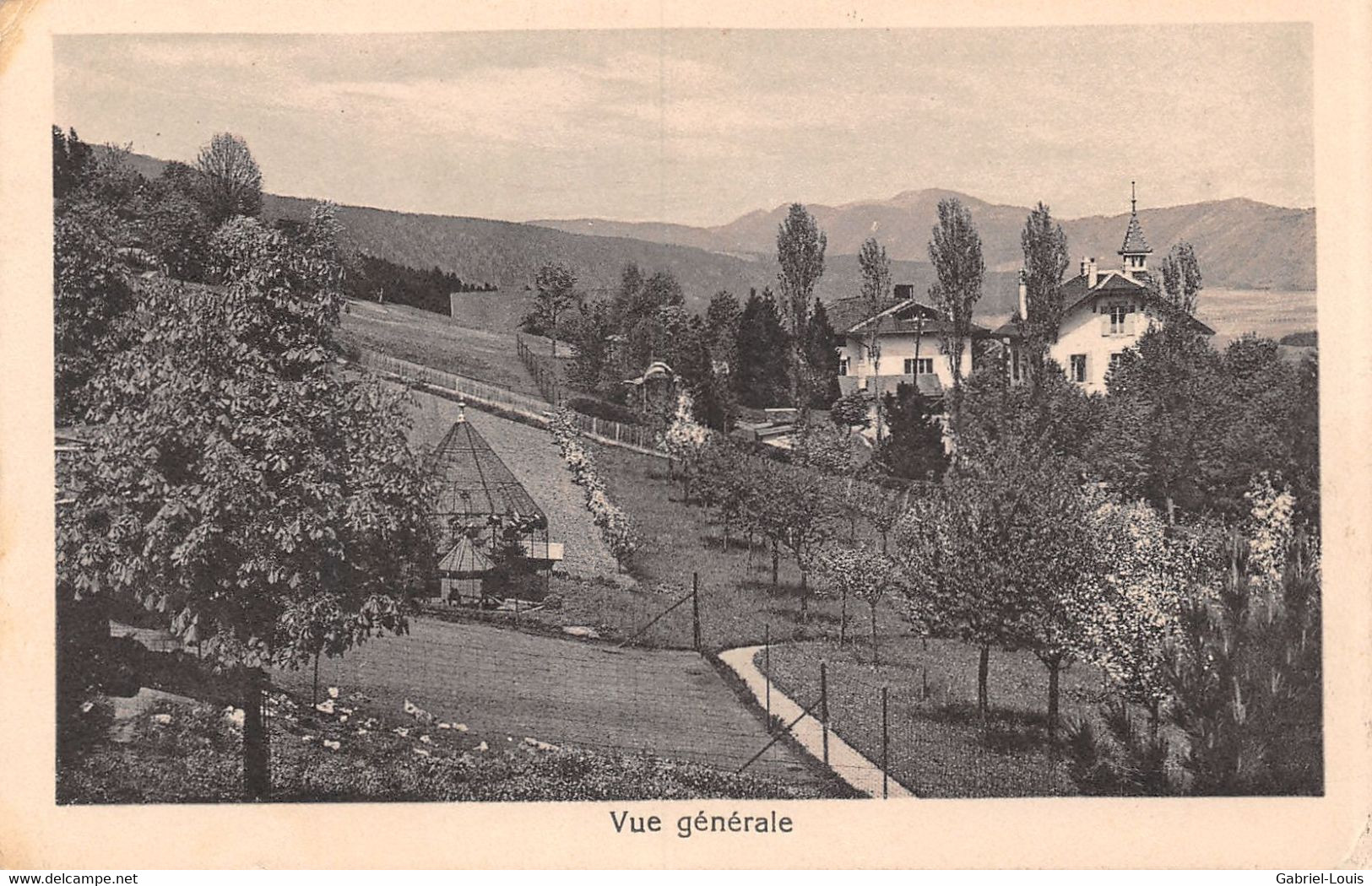 Parc D'acclimatation Des Geneveys S/ Coffrane Propr. Camille Droz Herboriste Botaniste - Coffrane